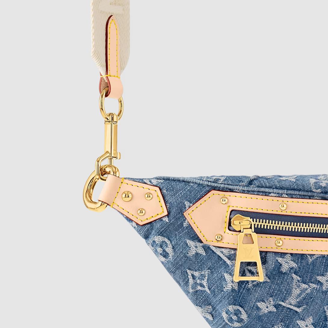 Túi Louis Vuitton High Rise Monogram Denim Nữ Xanh Dương